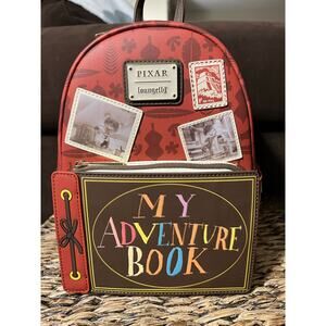 Loungefly Disney Pixar Up My Adventure Book Mini Backpack NWT